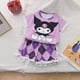 thumbnail image 1 of Conjunto de pijama fino Kawaii Sanrios Hello kittys Kuromi Cinnamoroll para niños, pantalones cortos de manga corta, ropa de casa, Verano, 1 of 4