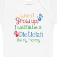 thumbnail image 4 of Inktastic Dietician Like Mommy Boys or Girls Baby Bodysuit, 4 of 5