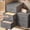 Gray/XL, variant on Drawer Storage Box Fabric Wardrobe Organizer Foldable Clothes Storage Bin With Lid for Underwear Socks