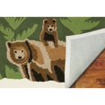 thumbnail image 4 of Frontporch Bear Family Rug-Color:Forest Green,Size:30"Lx20"Wx0.375"H, 4 of 4