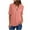 Brick Red, variant on Womens Summer Tops, Womens Shirts, Women's Loose Chiffon Shirt with Zipper Long Sleeves Plus Size Tops for Casual Wear - Stylish Button-Up Design for Versatile Fashion