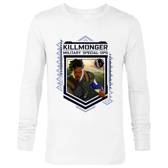 Marvel WHAT IF…? Killmonger Military Special-Ops Standard - Long Sleeve T-Shirt for Men – Customized-White