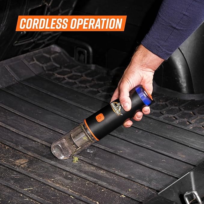 Armor All AA07V7 Cordless Handheld Car Vacuum, 7.4V Portable Cleaner with USB Charging