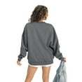 thumbnail image 4 of Women's Gameday Couture Gray Seattle Seahawks Ready to Rumble Premium Fleece Pullover Sweatshirt, 4 of 4