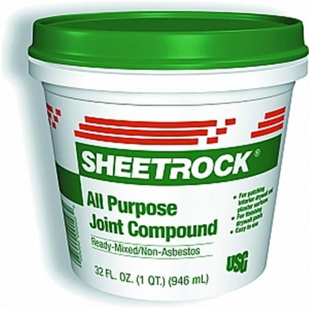 U S GYPSUM Joint Compound, Ready-To-Use, 1.75-Pt. (Best Joint Compound For Skim Coating)