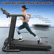 FYC Foldable Portable Treadmill for Home & Office, Compact Folding Treadmill 300 LBS Capacity, App Control, Small Space