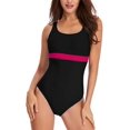 thumbnail image 1 of Huicai Traje de baño de una pieza para entrenamiento atlético para mujer, 1 of 4