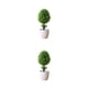 thumbnail image 4 of Advancent Planta artificial Bonsai Simulación Árbol Escritorio Adornos Fake Pot Craft Maceta Oficina Jardín Boda Decoración Verde Verde 2Conjunto, 4 of 6