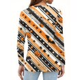 thumbnail image 5 of Trgacdwlo Womens Halloween Long Sleeve Tops Funny Pumpkin Graphic Fall Womens Henley Tops Spooky Season Womens Tunic Tops, 5 of 5