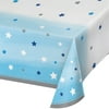 Twinkle Twinkle Little Star Blue 54" x 102" Plastic Tablecloth