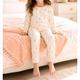 thumbnail image 4 of WIBACKER 2-7 Years Toddler and Little Girls' Long Sleeve Pajamas Set Cotton Top and Pants 2 Piece Sleepwear Pjs - Dance Girls, 4 of 11