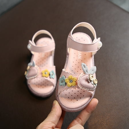 

Baby shoes Toddler Infant Kids Baby Girls Cute Rabbit Soft Princess Shoes Beach Sandals Fragarn