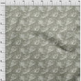 thumbnail image 4 of oneOone Rayon Gray Fabric Floral Sewing Craft Projects Fabric Prints By Yard 56 Inch Wide, 4 of 4