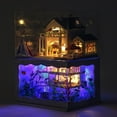 thumbnail image 3 of Casa de creativa artesanal de bricolaje con kit de muebles Casa de moderna junto al autoensamblada con cubierta a prueba de po, 3 of 9