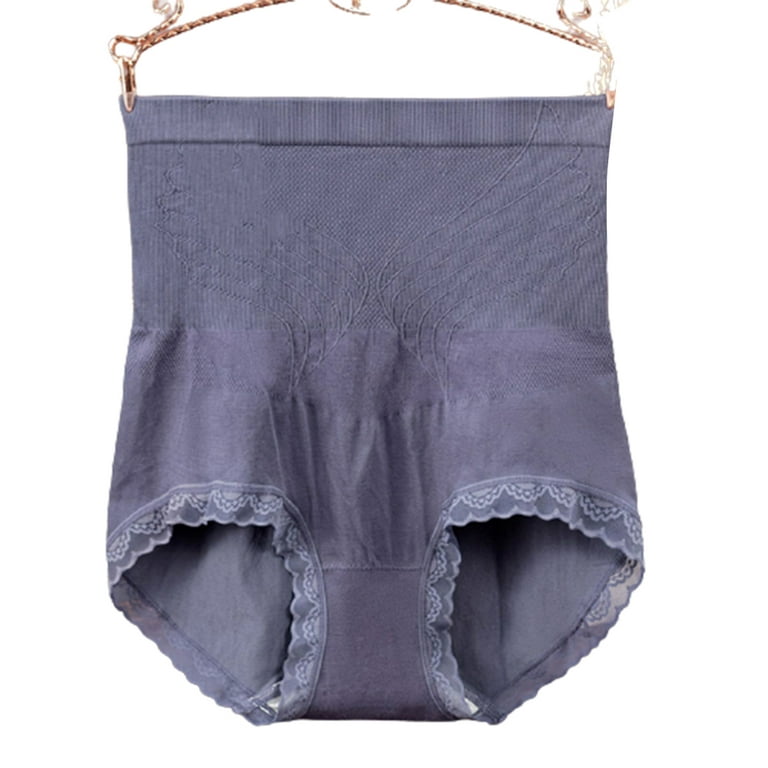 Women's Underwear With High Waist And Tight Abdomen High Waist Panties  Ladies Panty Plus Size Briefs Purple Orchid High Waist Abdomen: 45-75kg