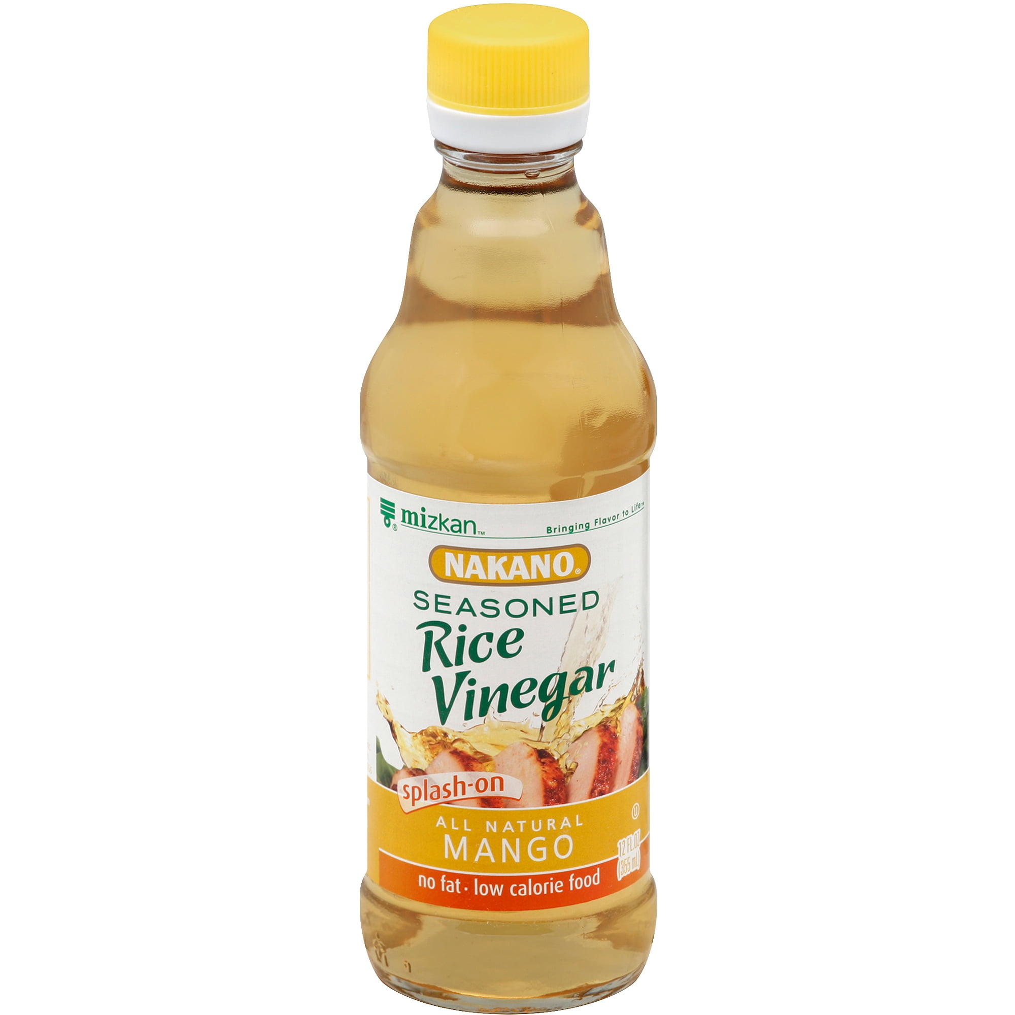 Nakano Seasoned All Natural Mango Rice Vinegar, 12 fl oz, (Pack of 6