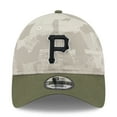 thumbnail image 2 of Men's New Era Light Beige/Olive Pittsburgh Pirates 2025 Armed Forces Day 9TWENTY Adjustable Hat, 2 of 5