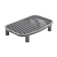 thumbnail image 2 of S SERENABLE Cat Litter Box Step Cat Litter Trapping Mat for Bedroom Living Room Lavatory Gray, 2 of 9