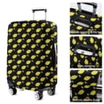 thumbnail image 5 of Yellow Lemon Fruits Black Pattern Luggage Cover Fashion Suitcase Cover Baggage Covers Fit 25-28 Inch Luggage (Go Travel), 5 of 5