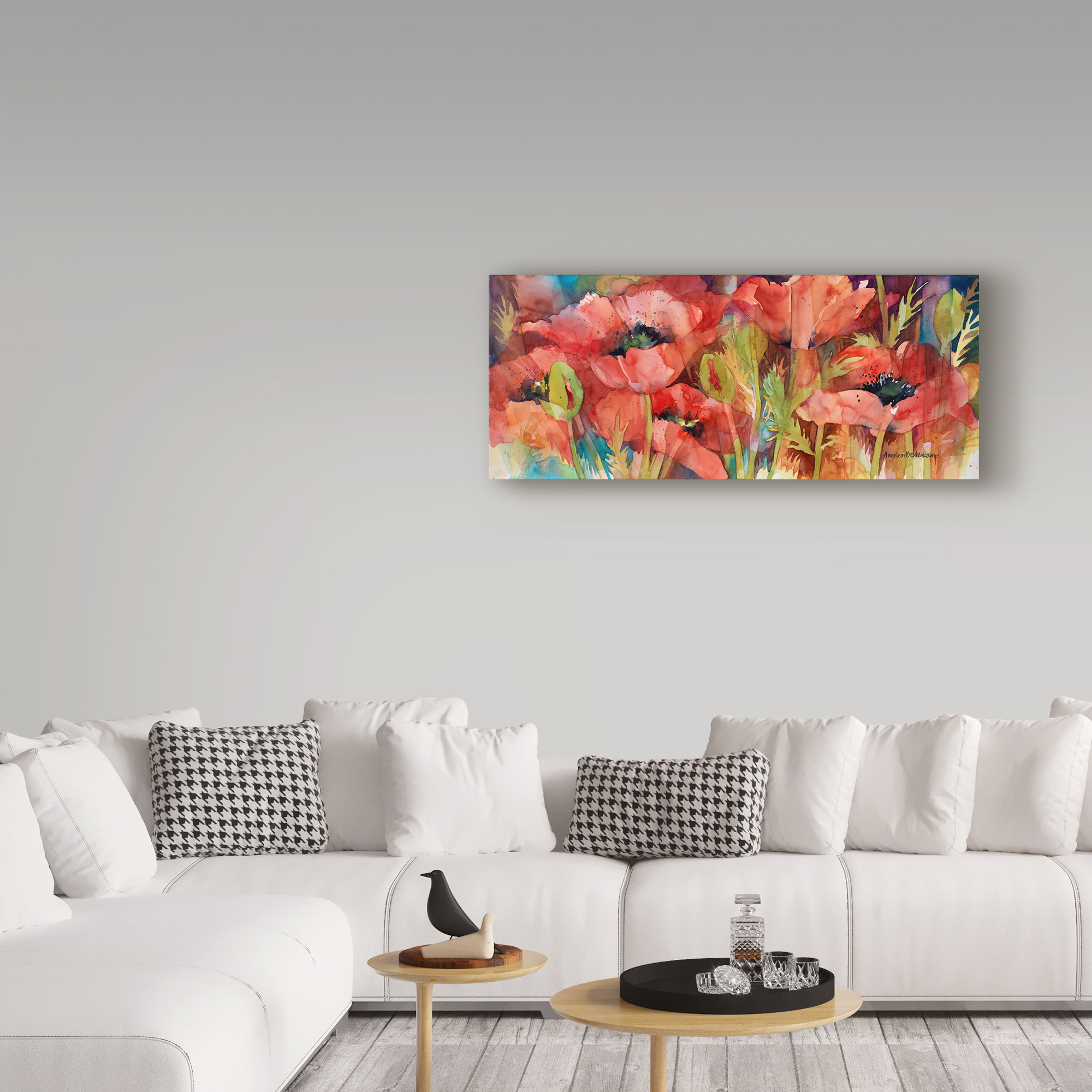 Trademark Fine Art 'Petals On Parade' Canvas Art by Annelein Beukenkamp