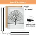 thumbnail image 5 of Sindcom 16x20 Picture Frames, Gallery Wall Poster Frames Set of 3, Black, 5 of 6