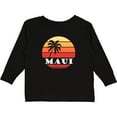 thumbnail image 3 of Inktastic Maui Hawaii Vacation Boys or Girls Long Sleeve Toddler T-Shirt, 3 of 5