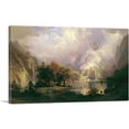 thumbnail image 1 of ARTCANVAS Rocky Mountain Landscape 1870 Canvas Art Print by Albert Bierstadt - Size: 18" x 12" (1.50" Deep), 1 of 9