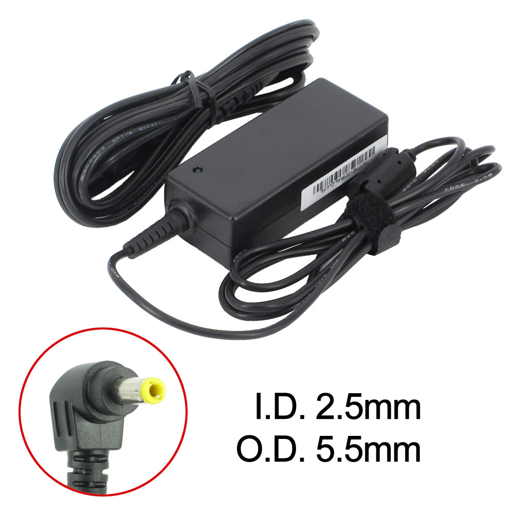 BattPit: New Replacement Laptop AC Adapter/Power Supply/Charger for Lenovo 42T4449, ADP-40NH B, 31038046, 41R4447, 45K2201, 55Y9367, 57Y6367 (19V 2.10A 40W) - image 1 of 1