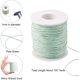 thumbnail image 2 of 100 yardas de cordón encerado de algodón, hilo de algodón encerado de 1 mm, cordón para bisutería, pulseras, macramé, manualidades y bricolaje en cuero - Verde pálido, 2 of 9