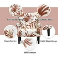 thumbnail image 4 of Hommow Mid Century Wingback Arm Chair,High Back Accent Chair,Red Leaf, 4 of 6