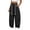 Black, variant on Wide Leg Drawstring Waist Pants for Women Loose Fit High Rise Trousers with Rope Belt and Pockets Casual Joggers, Khakis Pants for Women High Waisted