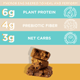 thumbnail image 5 of 100 Cal Snacks Peanut Butter Chocolate Chip Protein  Bar, High Protein, Fiber; Gut Healthy, Zero Added Sugars, Gluten Free. 0.88 oz, 20 Count, 5 of 7