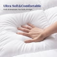 thumbnail image 4 of King Size Quilted Fitted Mattress Pad - 650gsm Fiber Fill Brushed Microfiber 5" Deep Pocket Elastic Skirt (All-Season Soft), 4 of 8
