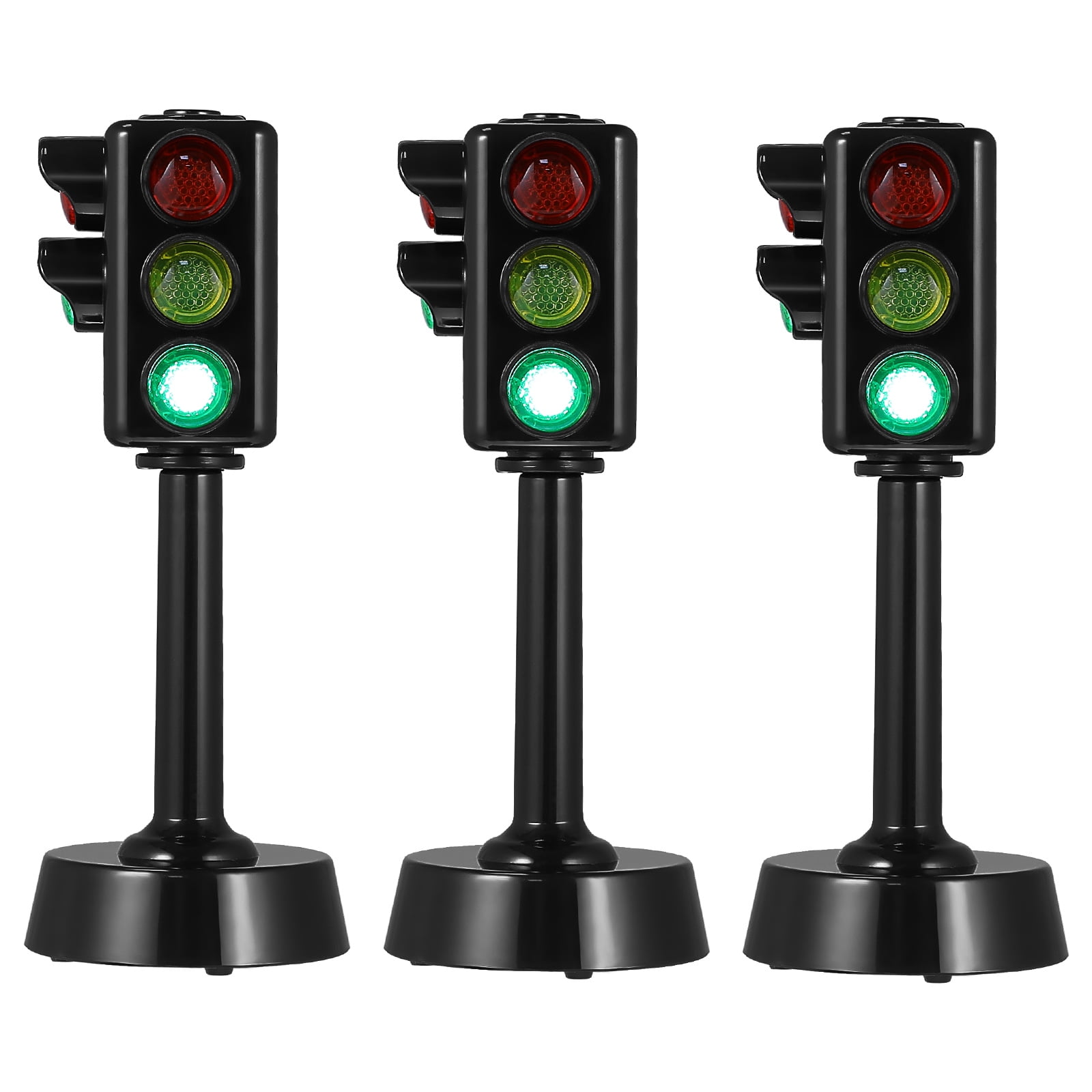 NUOLUX NUOBESTY 3pcs Traffic Light Model Toys Traffic Signals Lamp Toys