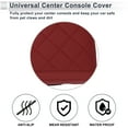thumbnail image 4 of Car Center Console Cover Car Armrest Cover 12.6"x7.87"x1.97" Claret Nappa Leather, 4 of 7