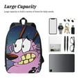thumbnail image 4 of Courage The Cowardly Dog Backpack, Large Capacity Laptop Backpack, Durable Water-Resistant Daypack, 17.3x12.2x5.5 Inch, 4 of 8