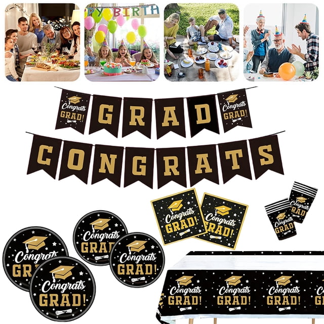 Party Supplies Set,Decoration Kit,Balloon Set,Banner Set,Table Decor,Confetti,Party Favors,Event Accessories,Party Props普通产品 -> Home & Garden -> 家居装饰 -> Event & Party 聚会派对用品Graduation Plates And Napk