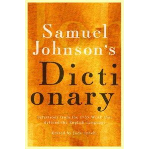 Pre-Owned Samuel Johnson's Dictionary Hardcover