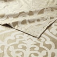 thumbnail image 6 of MAYEERTY Jacquard Shower Curtain, 72" x 72", Ivory, Polyester, 6 of 7