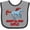Heather and Black, variant on Inktastic Born to Run Wild- Galloping Horse Boys or Girls Baby Bib