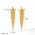 thumbnail image 5 of 18K Karat Gold Plated Earrings for Women Long Tassel Earrings Premium Temperament Jewelry for Her Birthday Gifts, 5 of 8