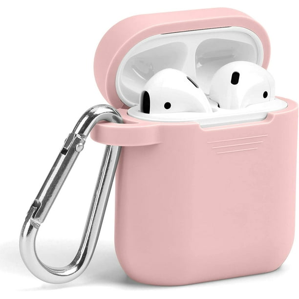 AirPods Case [Front LED Visible], GMYLE Silicone Protective Shockproof