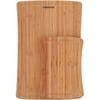 Farberware Bamboo Cutting Board Set with Drip Trench, 2 Piece