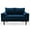 Space Blue, variant on Koby Home Sectional Loveseat Couch Sofa Mid-Century 58" Sofas Couches for Living Room Charcoal Black