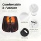 thumbnail image 4 of Balery Tree Hollow Meditating Giraffe Pantalones cortos deportivos para mujer con forro y dos bolsillos, elásticos, para entrenamiento, gimnasio, yoga-Medium, 4 of 7