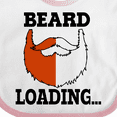 thumbnail image 4 of Inktastic Red Beard is Loading Boys Baby Bib, 4 of 4