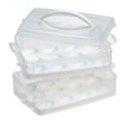 thumbnail image 1 of Porta huevos Snapware Snap 'N Stack, 2 capas, 24 huevos de plástico, 1 of 3