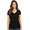 Anthracite, variant on Women's Short Sleeve V-Neck T-Shirt, Calming Blue, Large