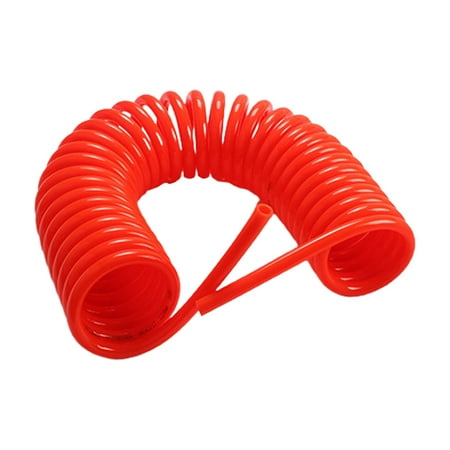 

Feiruifan 6-15M 10x6.5 Good Oil Resistance Air Blower Recoil Hose Thickened Pipe Wall Faux Leather Heavy Duty Pneumatic Spiral Tube without Connector for Auto Repair Industry