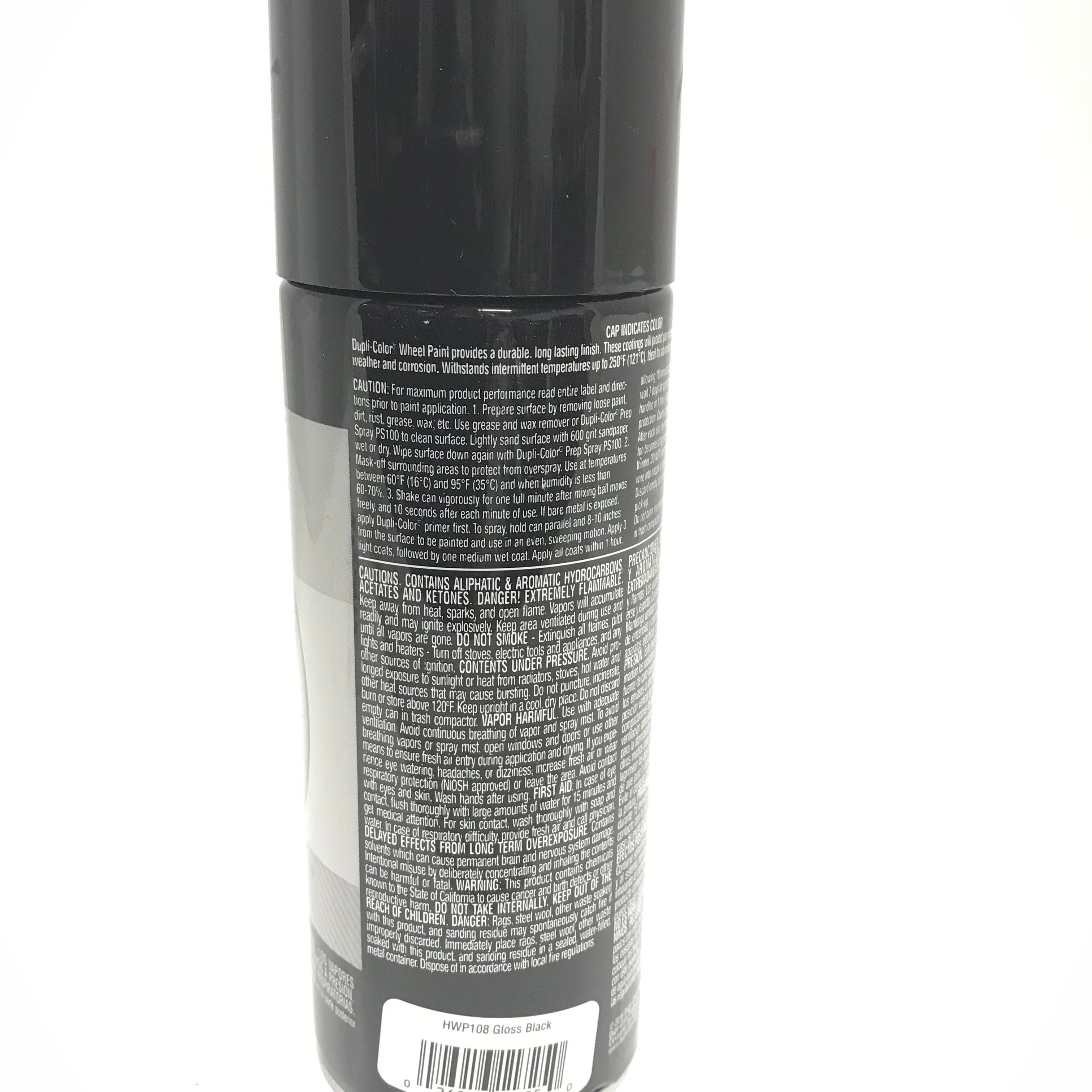 Dupli Color HWP108 Gloss Black Automotive Touch-Up Paint 12 oz, 6 Pieces
